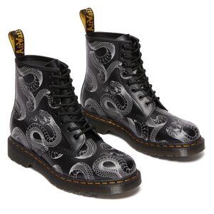 Dr. Martens 1460 Wild Serpent Black Smooth boots.